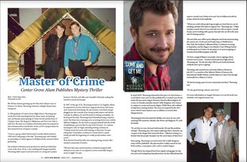 Center Grove Magazine by the Towne Post Network features thriller author August Norman